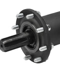 Close-up of Heavy Duty Rear Differential Axle Kit 43.3 Inch With 6T Spline Drive, 25mm Shaft, 110mm Wheel Hubs And 4 Bolt Flange.