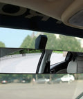 12 Inch Panoramic Rear View Mirror For Cars And SUVs Clip On Interior Mirror installed on car windshield