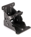 Premium Heavy Duty Folding Brackets 2 Pack Spring Locked Extending Hinges for Workbench Table Support, solid steel design.