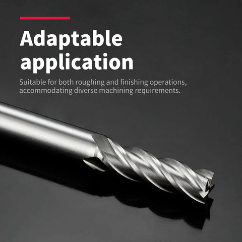 14mm 1Pc 4 Flute HSS Straight Shank End Mill Cutter Center Cutting For Slot And Keyway Milling, tool close-up