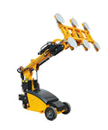 Heavy Duty Mobile Hydraulic Glass Vacuum Lifter with hydraulic suction cups, designed for moving large glass and stone slabs.