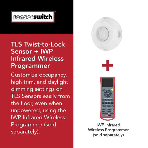 Twist To Lock Motion Sensor With Photocell And PIR Detection For Lithonia Lighting Compact Pro Luminaires IP66 White TLS WH