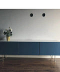 Modern Brass Furniture Legs With Brushed Copper Finish 120mm For Sofa Cabinet TV Stand Bar Rustproof Scratch Resistant