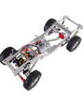Heavy Duty Aluminum RC Car Chassis Frame For 1 12 Scale MN82 LC79 Upgrade Metal Beam Crawler Vehicle Chassis Kit Silver Precision Machined