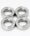 Four-piece Dope Miniature Ball Bearing Set For RC Cars, Wide Size Range, High Load Capacity, Low Maintenance, Ideal For Hobby Rigs, Drones