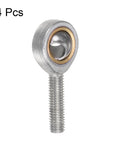 4 Pcs 8mm Rod End Bearing With Left Hand Thread M8x1 25 Cast Iron Joint Jam Nut for mechanical linkages