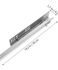 14 Inch Drawer Slides Replacement With Damping Soft Close Hidden Bottom Mount Rails For Cabinet And Furniture Drawers 2 Pack