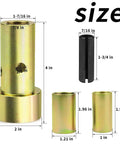 Size details of Category 1 Quick Hitch Adapter Kit Beefy With 3 Point Tractor Bushings Easy Mount Conversion TK95029