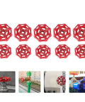 10 Pack Cast Iron Valve Hand Wheel Handles For Water Fittings With Reliable Sealing And Easy Open Close Flat Bottom Design