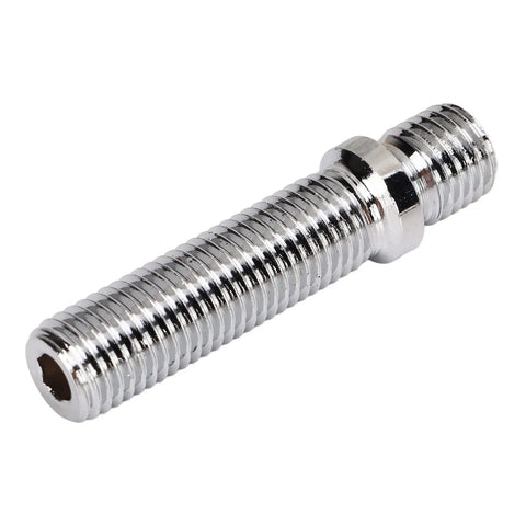 Upgrade Your Ride With 20 Heavy Duty Cold Forged Wheel Stud Conversion Kit Featuring 58mm Total Length And 41mm Shank Zinc Coated Steel For Faster Wheel Swaps On Cars Trucks And SUVs chrome wheel stud close-up, 58mm length, 41mm shank