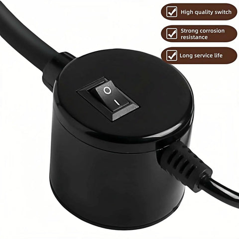 Power switch of 30 LED Sewing Machine Light With Strong Magnetic Base And Fully Flexible Silicone Neck Task Lamp For Craft Tables