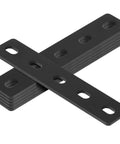 Heavy Duty 6 Pack Of 8 X 1 1/2 Inch Mending Plates For Wood Repair and Brace Work Featuring Slotted Holes For 3/8 Inch Bolts crafted from durable low carbon steel.