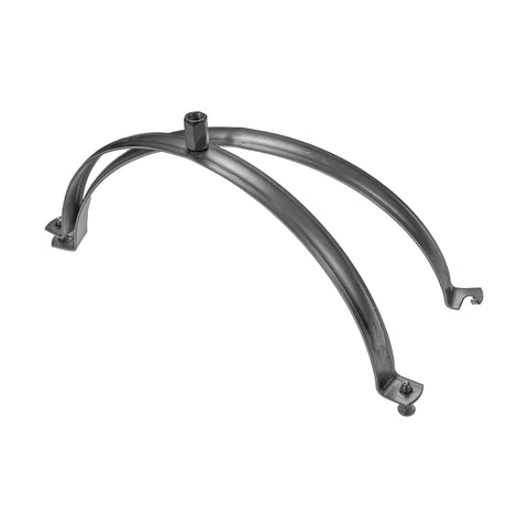 8 Inch Galvanized Pipe Clamp For PVC And Metal Pipes Wall Mount Bracket Conduit And Tube Hanger That Holds Pipes Tight Rigid Pipe Holder Easy Install Conduit Clamp For Vent Ducts Drain Lines And Pipe Runs, curved galvanized steel