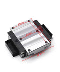 Replacement linear slider unit R165129420 R165129422 R165129320 R165129322 with sealed ball bearing, ceramic option, side view