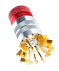 All Metal Watch Crystal Remover Set With Dust Blower Pump Pocket Tool Hand Press Lifter And Puller Plunger close view