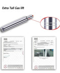 Workhorse Gas Lift Cylinder For Office Chairs And Stools, Adjustable From 14 To 22 Inches With An 8 Inch Stroke shown with documents