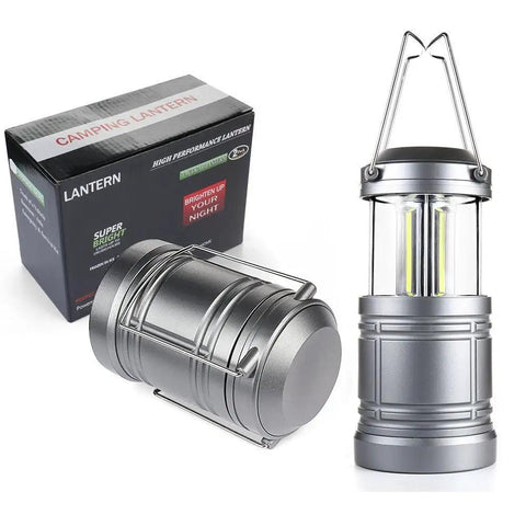 Two Pack LED Camping Lanterns Battery Powered Hanging Lanterns For Emergency Storm Power Outage Survival Kit water resistant