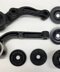 Garage Ready Oem Front Differential Bushing And Support Kit For Toyota Land Cruiser 1998 2007 showing rubber and metal components.