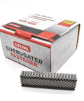 Box of Corrugated W Fastener Staples With One Inch Crown And One Half Inch Leg 25 Gauge Ideal For Pallet Repair Cabinet Face Frames Picture Frames Furniture Joints Truss Work Hollow Core Doors Top Plate And Roof Connections 1000 Pack