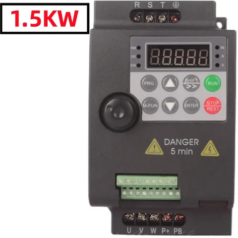 Budget Friendly 220V VFD Variable Frequency Drive Inverter Plug And Play Motor Speed Controller 0.75KW 1.5KW 2.2KW
