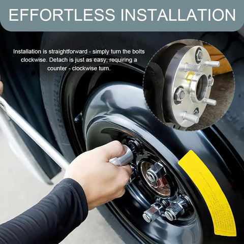 Effortless installation of Five Piece Wheel Lug Bolts Kit, 49mm Long, M12x1.5 Steel Lug Bolts For Most Cars with wrench