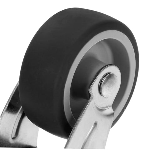 Close-up of Heavy Duty Sliding Barn Door Hardware Guide Roller With Anti Sag Bottom Support Wheel Screws Included Easy Install No Fuss 3.42X1.85X1.29In For Ultra Smooth Operation
