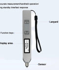 Slick Handheld Vibration Tester Packs A Crisp Lcd Screen To Crunch Acceleration Velocity And Displacement Numbers For Spotting Mechanical Gremlins On Any Shop Floor Fast, showcasing function keys and display.