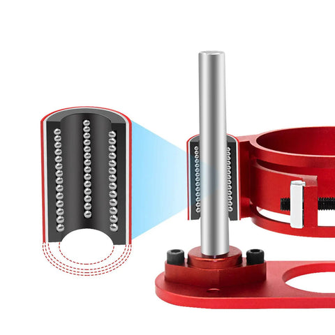 Built Tough For Heavy Shop Work This Router Table Insert Plate Features A Smooth Crank Lift System showing precise height adjustment mechanism.