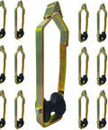 Slap On Two Inch Cable Rollers For Aerial Construction And Overlash Pulling Grab And Go Lineman Tools With One Channel Prevent Snags Supports Fiber Optic Cables Up To Two Inches Ten Pack