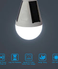 4 Pack Rechargeable Battery Backup LED Light Bulbs For E26 And E27 Bases Emergency Home Power Outage Lighting White Daylight 6000K