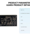 Compact 3W AC-DC Switching Power Supply Module With 5V At 0.6A Output Using Wide 85-305VAC Input for better industrial automation.