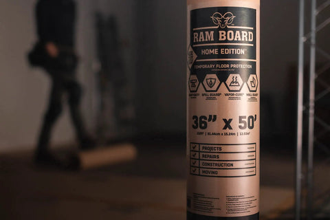 Heavy Duty Floor Protector Roll 36 Inch By 50 Feet For Painting And Remodeling Jobs Tough Temporary Floor Shield