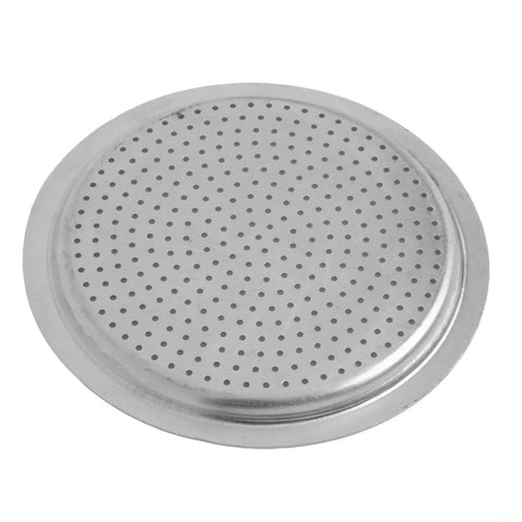 Aluminum mesh filter from 3 Silicone Gaskets and 1 Aluminum Mesh Filter for Moka Pot Replacement Set for 2 to 12 Cup Espresso Coffee Makers