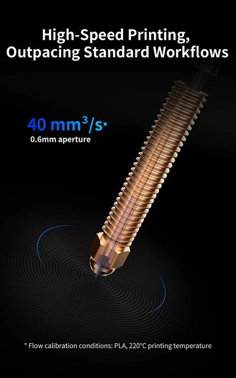 Rock Solid 0.6mm Silicon Carbide Quick Swap Nozzle, Bad Boy High Flow 3D Printer Extruder Tip, Built Tough To Go The Distance, Compatible With K2 Pro Plus Hi Systems, Smooth Sailing On Every Single Print Job