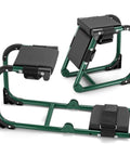 Foldable Garden Kneeler Seat With Adjustable Kneeling Pad And Soft Cushion For Easy Gardening, Back And Knee Relief, Supports Up To 350 Lbs