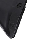 Close-up of outboard hydrofoil stabilizer corner with screw holes showcasing PP material and design details for marine engines.