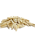 Pile of Solid Wood Pocket Hole Plugs Set Pine Wood Plugs for Pocket Hole Jig Tools 100 Pieces, suitable for woodworking projects.