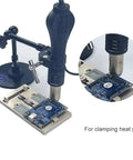 Magnetic Soldering Clamp With 5.5CM Jaw Opening And 360 Degree Rotation Frame holding PCB for heat gun repairing and welding