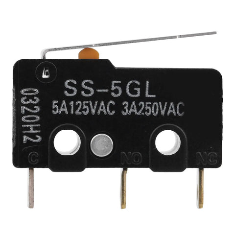 10 Pack Printer Mechanical Limit Switch Kit For Endstop RAMPS 1 4 SS 5GL Micro Limit Switches Replacement front view