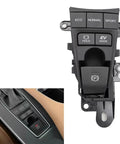 Slick Electronic Parking Brake Switch Built With Eco Sport And Ev Mode Buttons, black ABS switch panel for Toyota and Volvo.