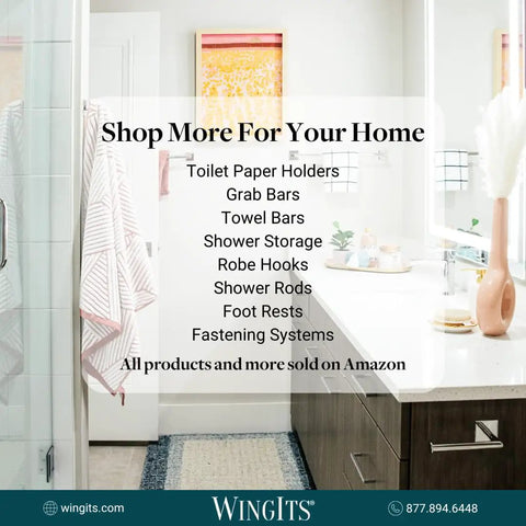 Stylish bathroom with list of accessories including Infinite Elegance Horizontal And Vertical Toilet Paper Holder In Polished Stainless Steel Chrome Finish