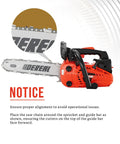 Gas Chainsaw With 12 Inch Guide Bar For Wood Cutting And Tree Felling Wide Power 2 Stroke Gas Powered Handheld Saw