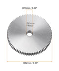 80T Spur Gear For RC Cars 10mm Bore Hardened 45 Steel Mod 1 Straight Spur Gear Replacement Part With 3.14 Pitch And 82mm Outer Diameter