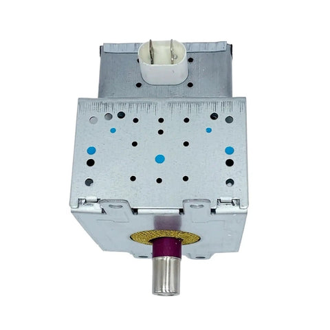 High Power 1000W Industrial Magnetron Tube For Microwave Drying Equipment, model 2M244-M1, top view with metallic casing.