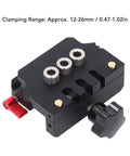Pro Grade Self Centering Doweling Jig Kit With 6Mm 8Mm 10Mm Drill Bits Aluminum Alloy Portable Wood Dowel Punch Locator