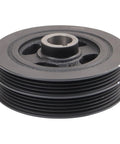 Boss Grade Harmonic Balancer And Belt Drive Pulley For Toyota Corolla Celica, side view, OE spec replacement, black durable material