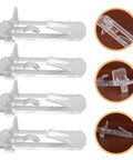 Heavy Duty Shelf Support Clips and Pegs for Cabinets Durable Plastic Shelf Pins for 15mm 16mm Boards installation view