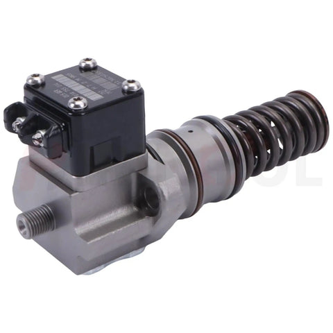 Heavy Duty Electric Unit Fuel Pump Triple Pack For Mack E7 12.0L Engines view showing injector with spring assembly.