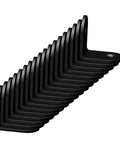 Black L Shaped Corner Brackets 1x1x0.6 Inch Small Angle Braces for Wood Furniture Stainless Steel Heavy Duty Set of 20