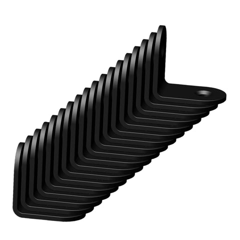 Black L Shaped Corner Brackets 1x1x0.6 Inch Small Angle Braces for Wood Furniture Stainless Steel Heavy Duty Set of 20